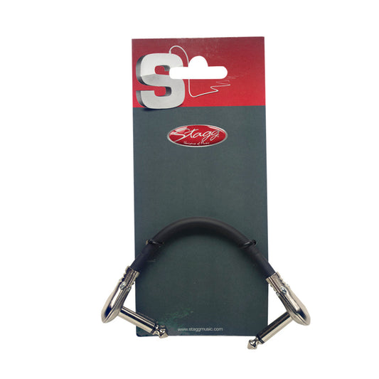 Stagg Deluxe 10cm Patch Cable - Flat Ended