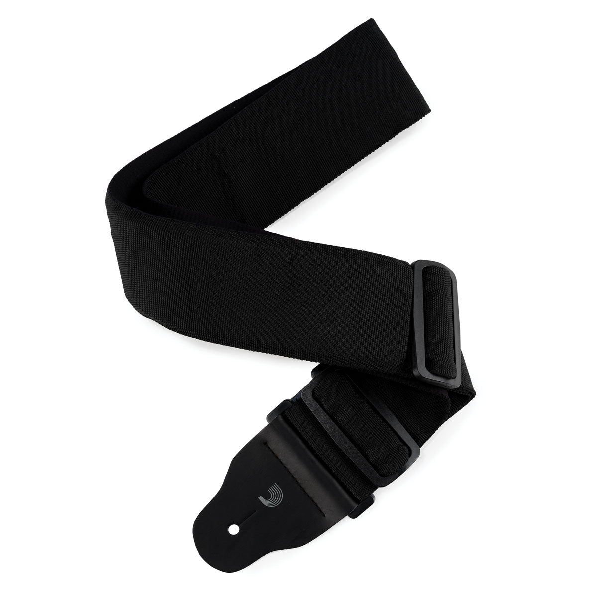 D'Addario 3" Wide Padded Bass Guitar Strap - Black