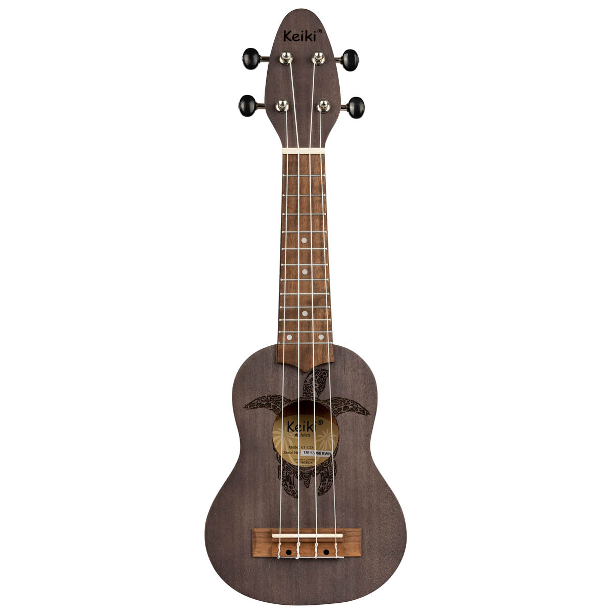 Keiki Sopranino Ukulele in Coal