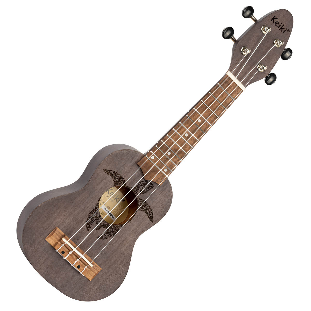 Keiki Sopranino Ukulele in Coal