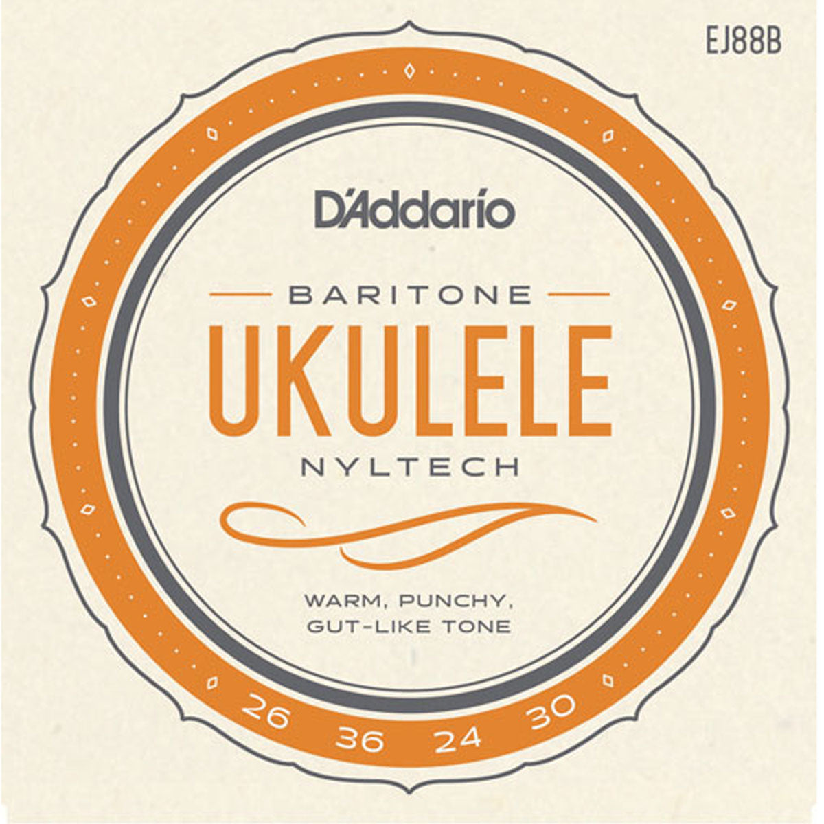 D'Addario EJ88B Nyltech Ukulele Strings - Baritone