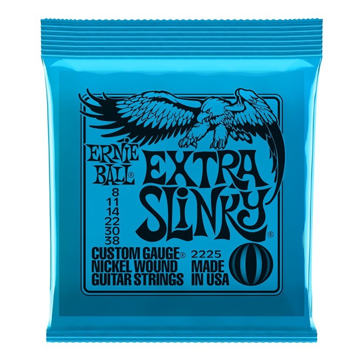 Ernie Ball Extra Slinky Electric Guitar Strings (.008 -.038)