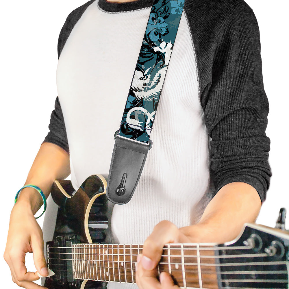 Buckle-Down Guitar Strap - Gothic 8