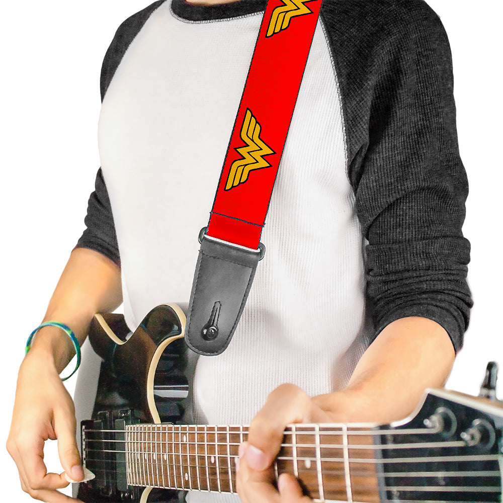 Buckle-Down DC Comics Guitar Strap - Wonder Woman Logo