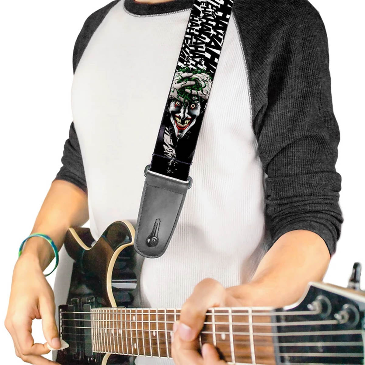 Buckle-Down DC Comics Guitar Strap - Joker Ha Ha Ha