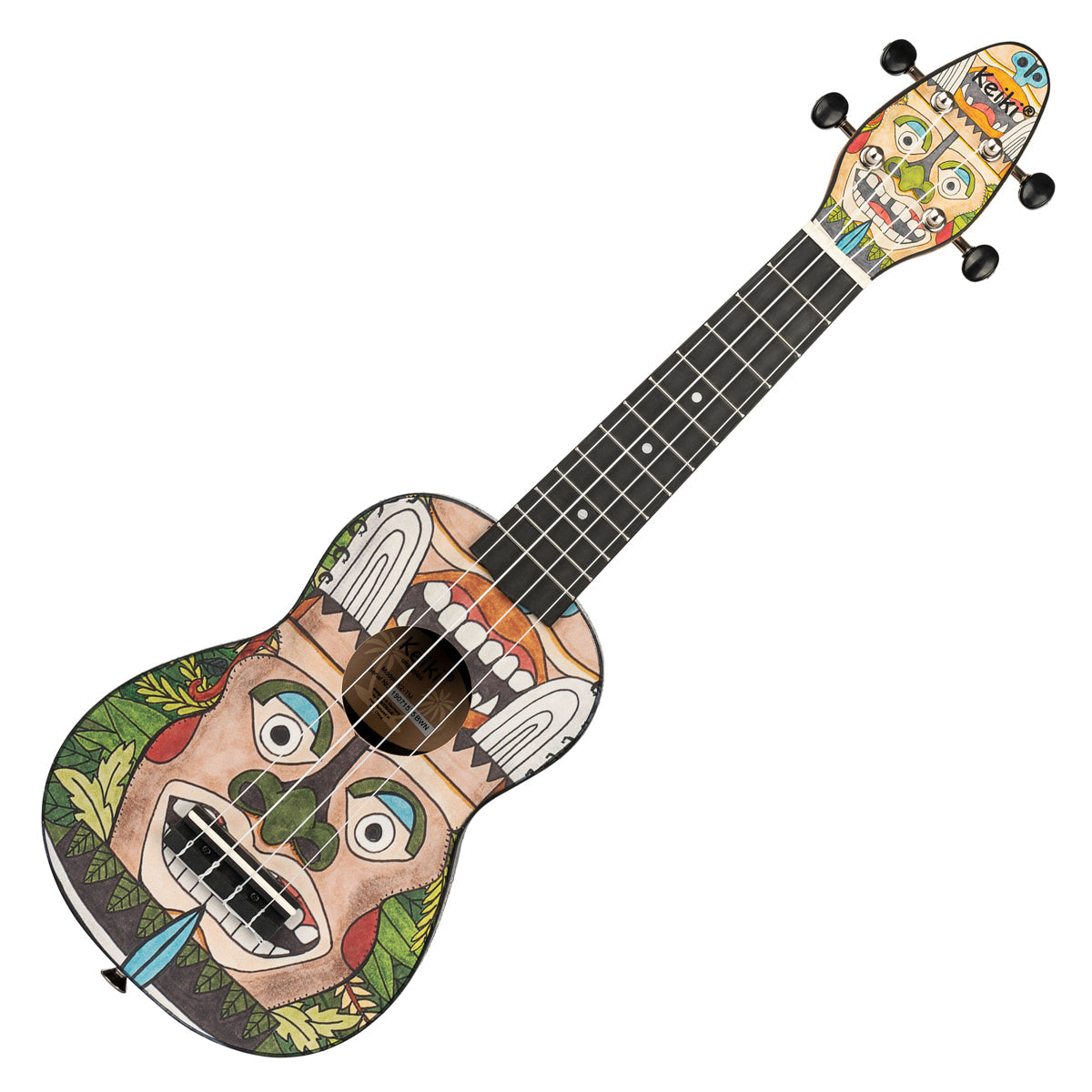 Keiki Soprano Ukulele Pack with Totem Design