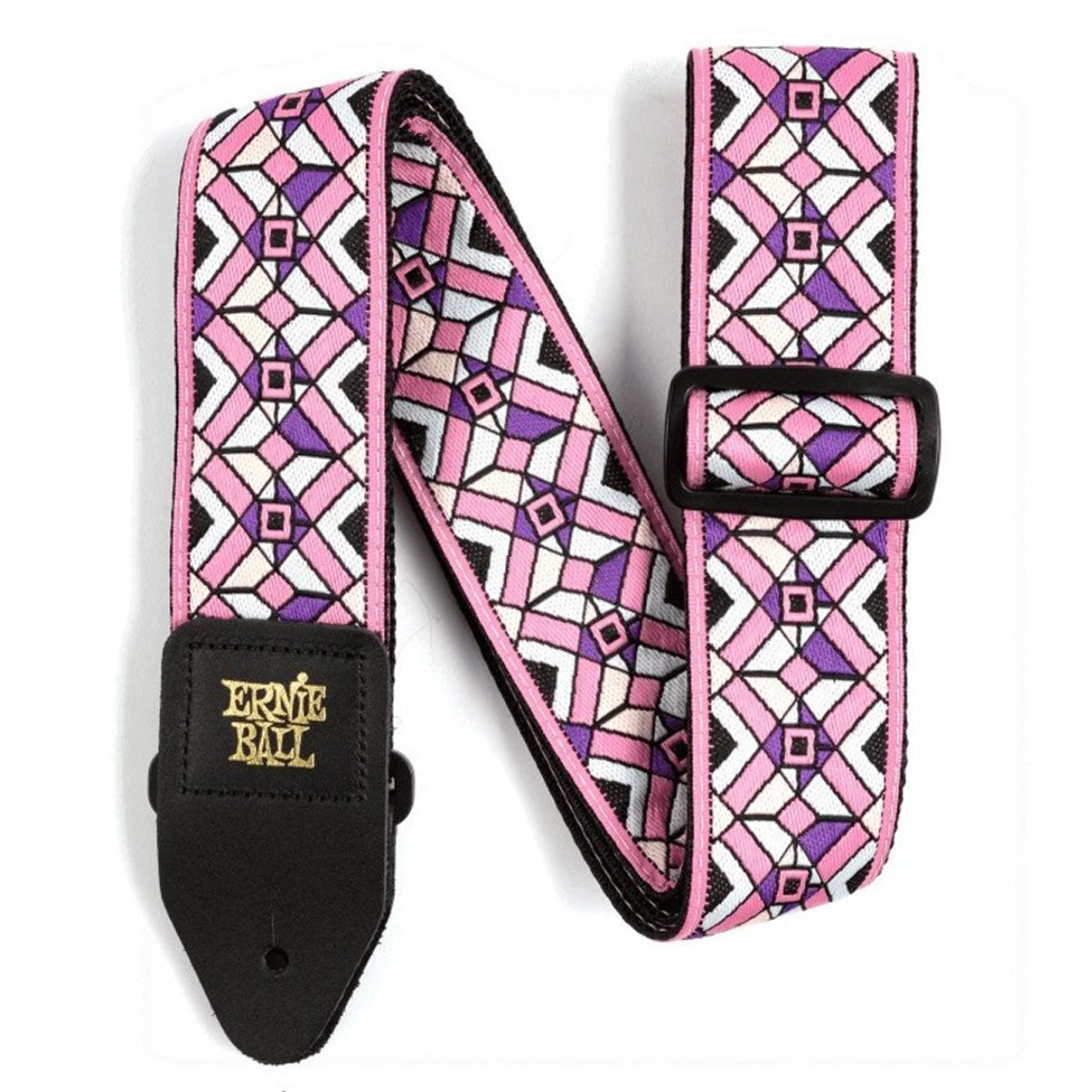 Ernie Ball Jacquard Guitar Strap - Kaleidoscope Pink