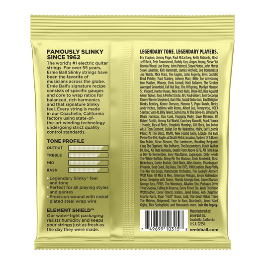 Ernie Ball Mammoth Slinky Electric Guitar Strings (.012 -.062)