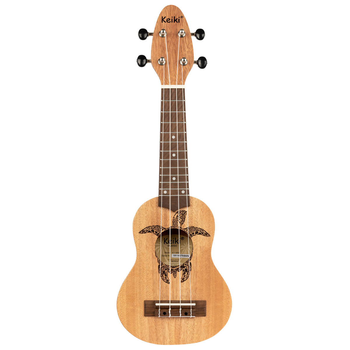 Keiki Sopranino Ukulele in Natural Mahogany