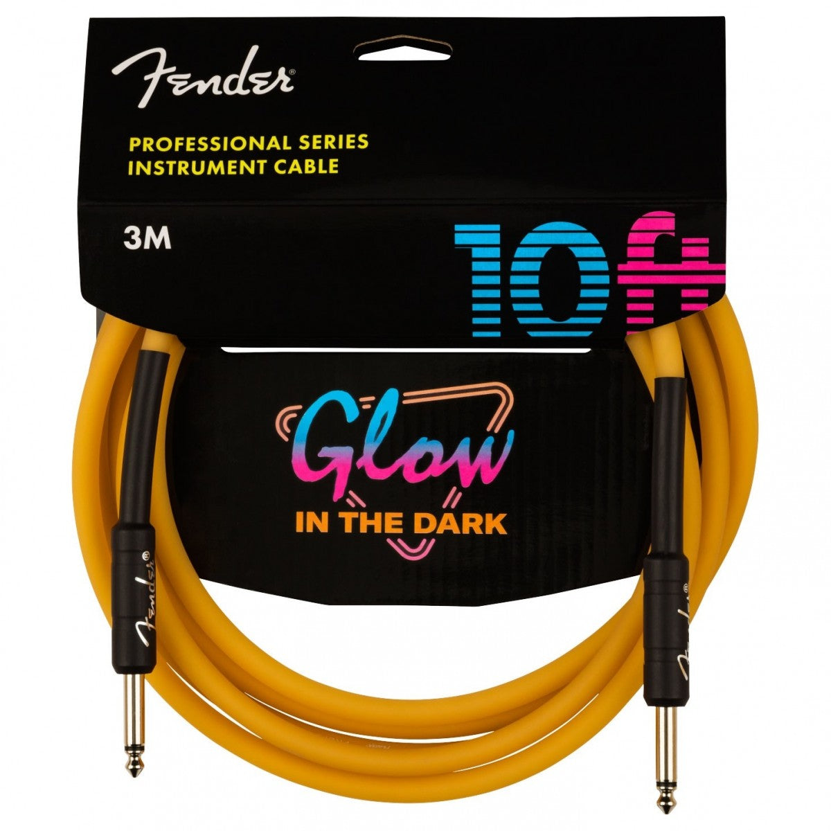 Fender Professional Series Glow In The Dark Cable - 10ft