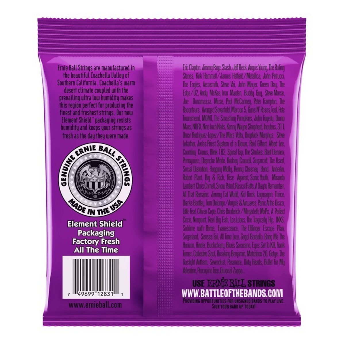 Ernie Ball Power Slinky Bass Guitar Strings (.055 -.110)