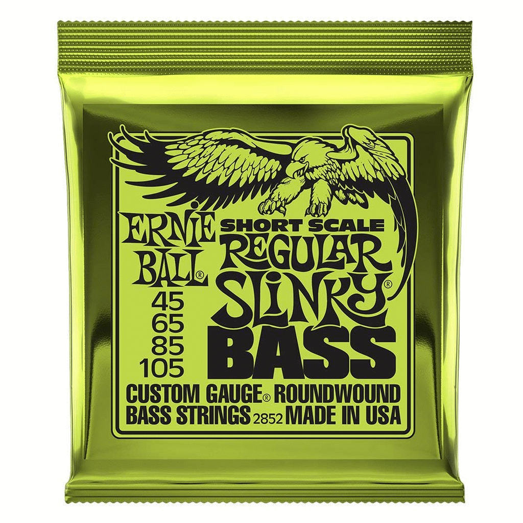 Ernie Ball Short Scale Regular Slinky Bass Guitar Strings (.045 -.105)