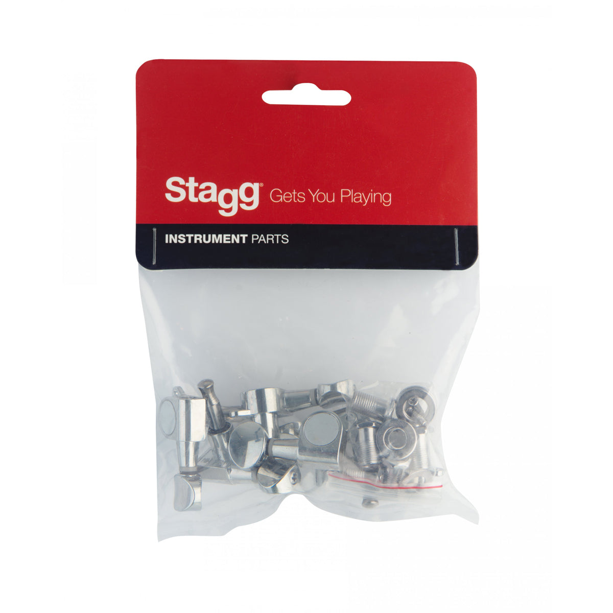Stagg Guitar Machine Heads 6x1 in Chrome