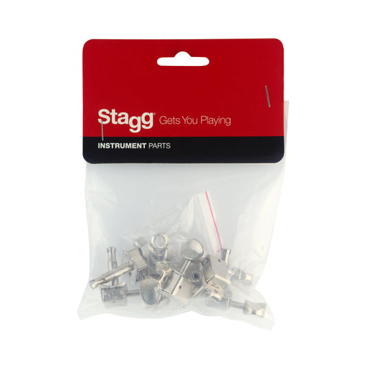 Stagg Vintage Guitar Machine Heads 6x1 in Chrome