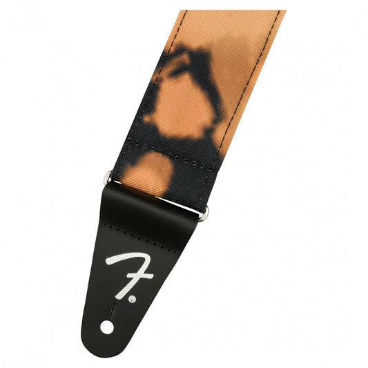 Fender Tie Dye Acid Wash Strap 2" - Black
