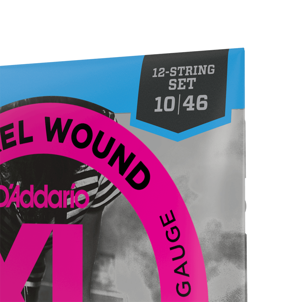 D'addario EXL150 12-String Electric Guitar Strings (.010 - .046) Regular Light