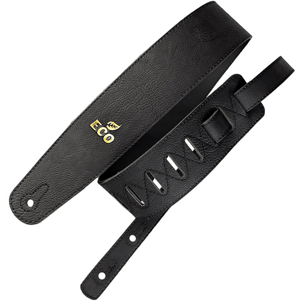Ecostrap Vegan Premium Guitar Strap 2+1/3" - Black