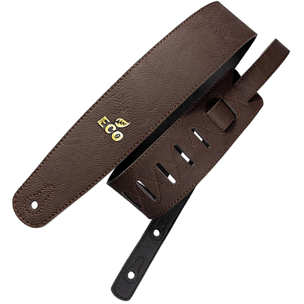 Ecostrap Vegan Premium Guitar Strap 2+1/3" - Brown