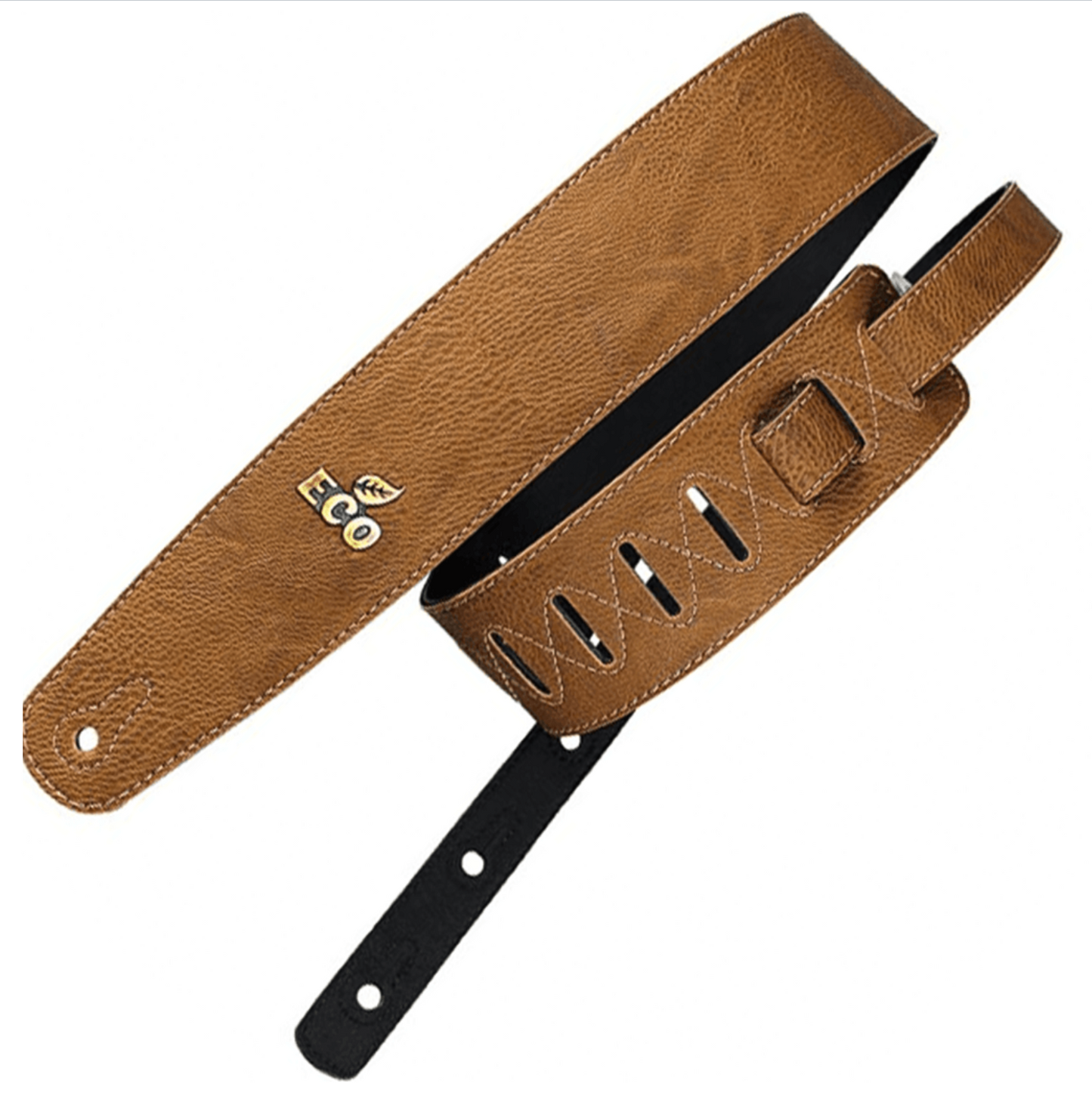 Ecostrap Vegan Premium Guitar Strap 2+1/3" - Whiskey