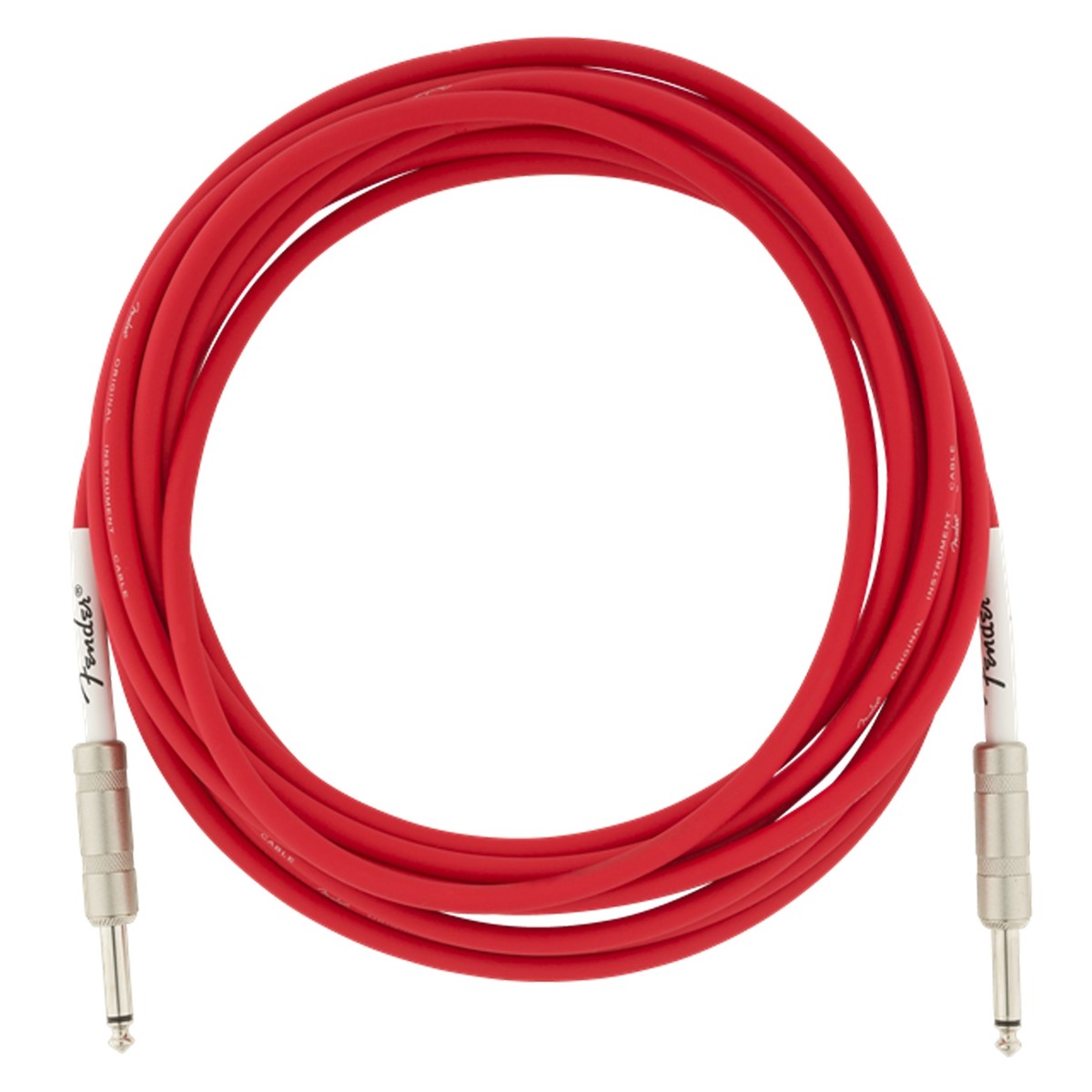 Fender Original Series Instrument Cable in Fiesta Red