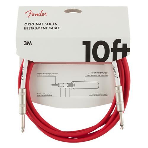 Fender Original Series Instrument Cable in Fiesta Red