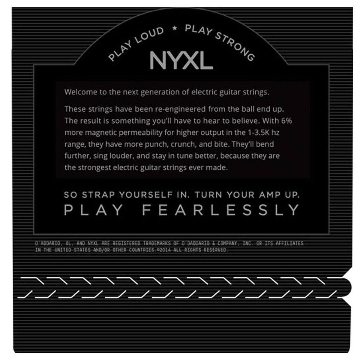 D'Addario NYXL Premium Electric Guitar Strings (.010 -.052) Light Top/Heavy Bottom