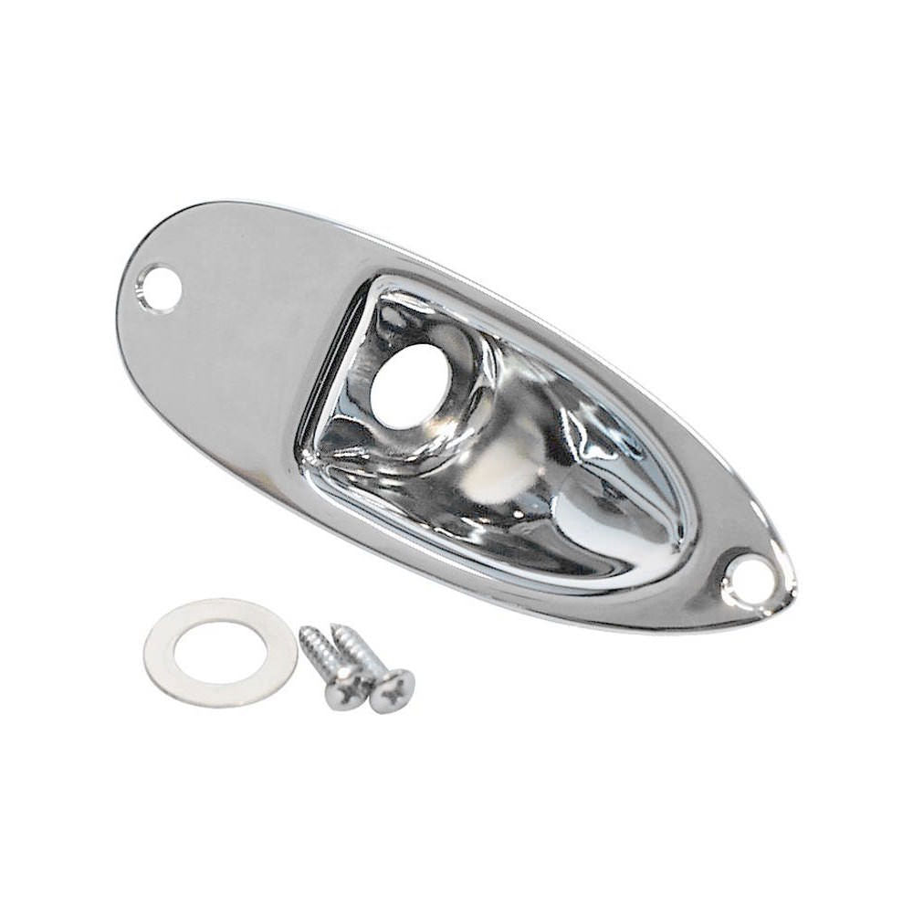 Fender Jack Plate for Strat - Chrome **Genuine Fender Parts**