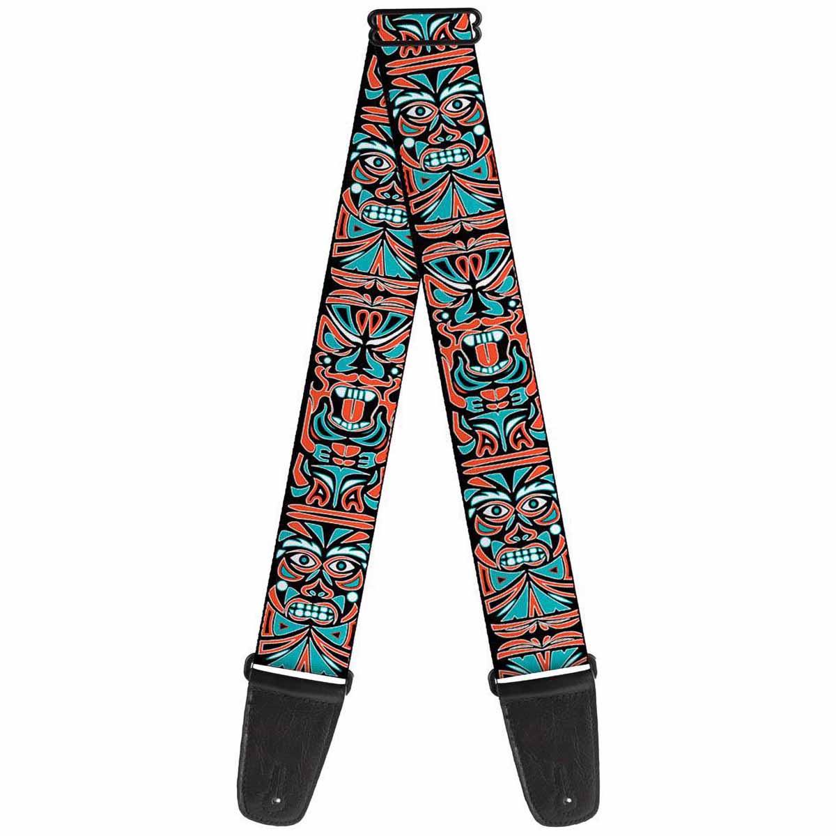 Buckle-Down Guitar Strap - Totem Carving