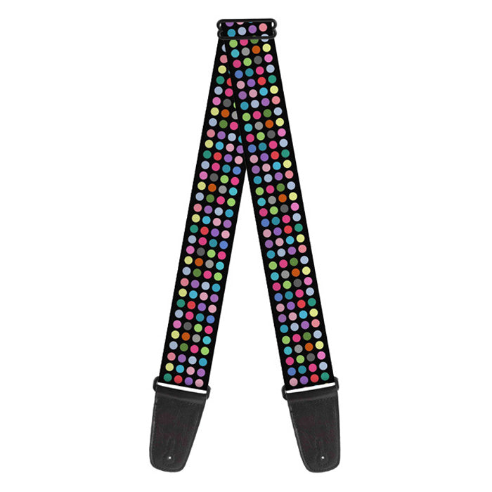 Buckle-Down Guitar Strap - Mini Polka Dots