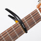 Ortega Two In One Curved/Flat Guitar Capo - Black & Orange