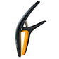 Ortega Two In One Curved/Flat Guitar Capo - Black & Orange