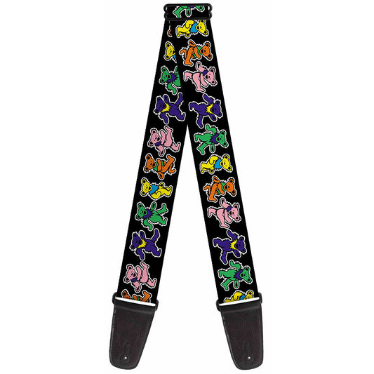 Buckle-Down Guitar Strap - Grateful Dead Dancing Bears