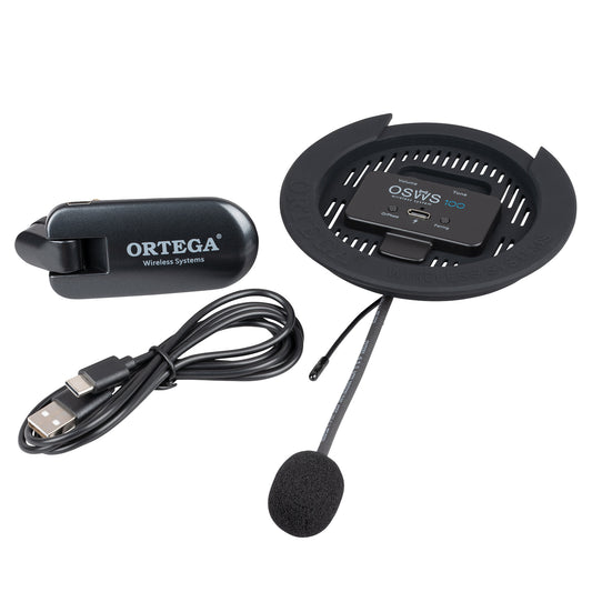 ORTEGA Wireless Soundhole Pickup System Acoustic - 100mm Diameter