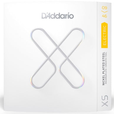 D'Addario XS Nickel Coated Electric Guitar Strings (.009 - .046) Super Light Top/Regular Bottom