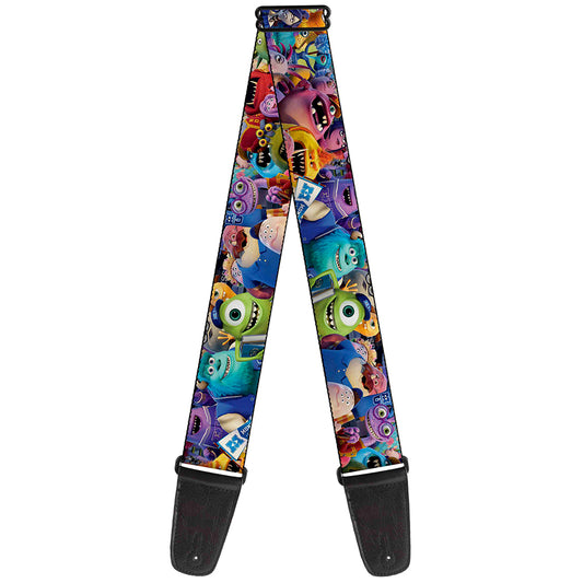 Buckle-Down Guitar Strap - Monsters University Stacked