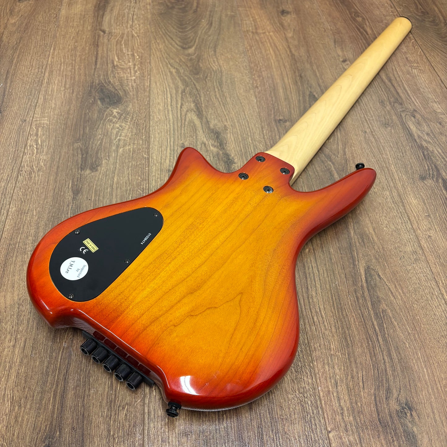 Pre-Owned Steinberger Spirit XZ-25 5-String Fretless Bass - Cherry Sunburst