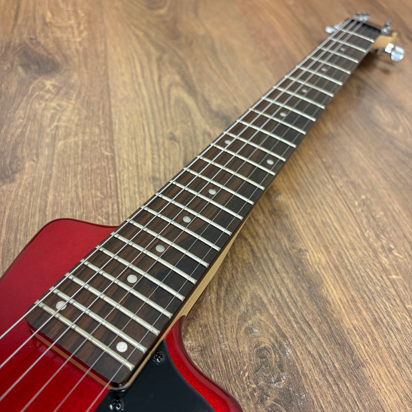 Pre-Owned Hofner Shorty Travel Guitar - Red
