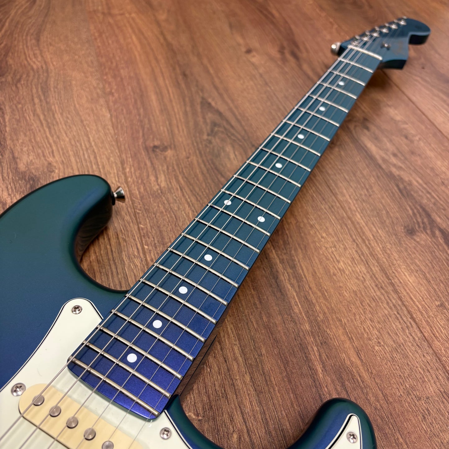 Pre-Owned Fender MIJ STR-ALLVC BTP Stratocaster - Blue Purple Flip-Flop