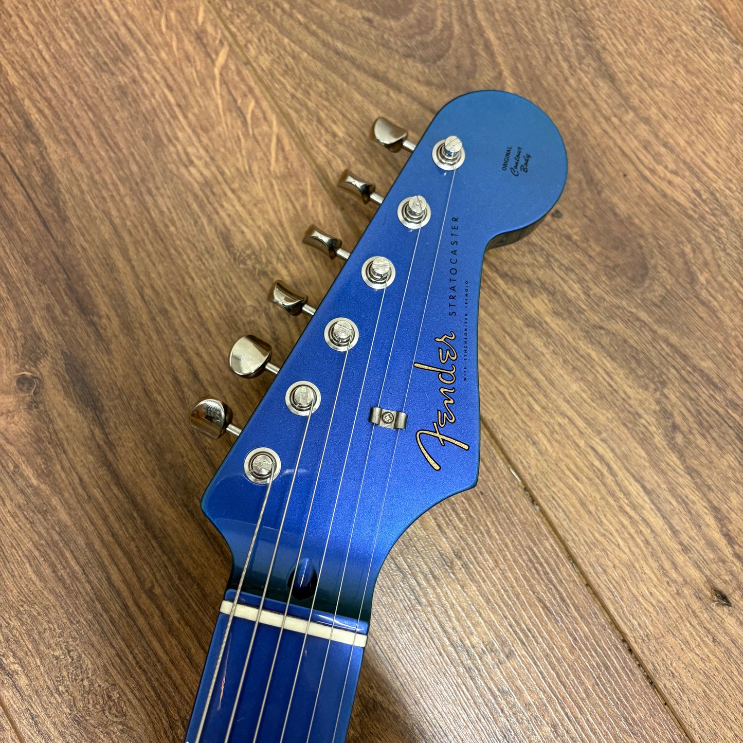 Pre-Owned Fender MIJ STR-ALLVC BTP Stratocaster - Blue Purple Flip-Flop