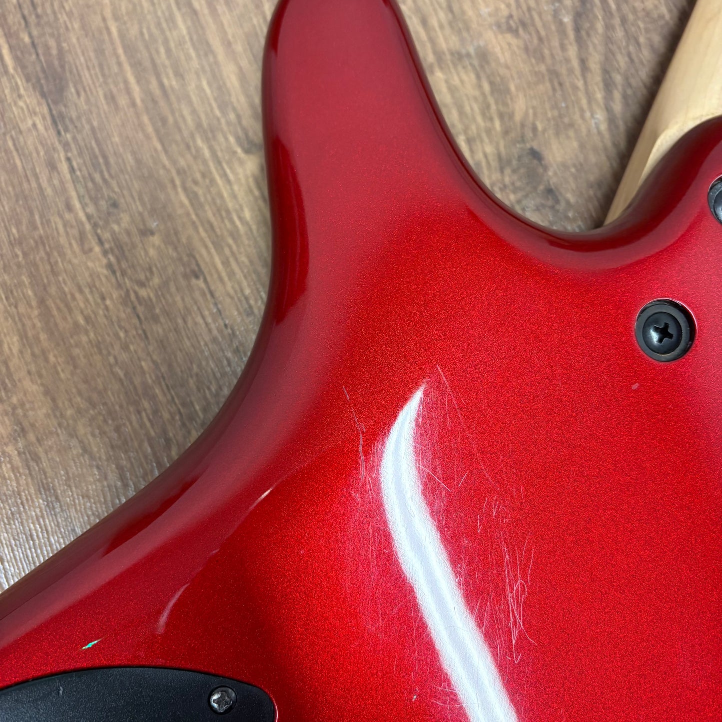 Pre-Owned Ibanez SR300EB Bass - Candy Apple Red