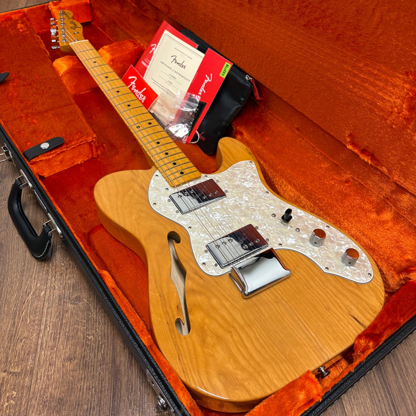 Pre-Owned Fender American Vintage II 1972 Telecaster Thinline - Aged Natural - 2023