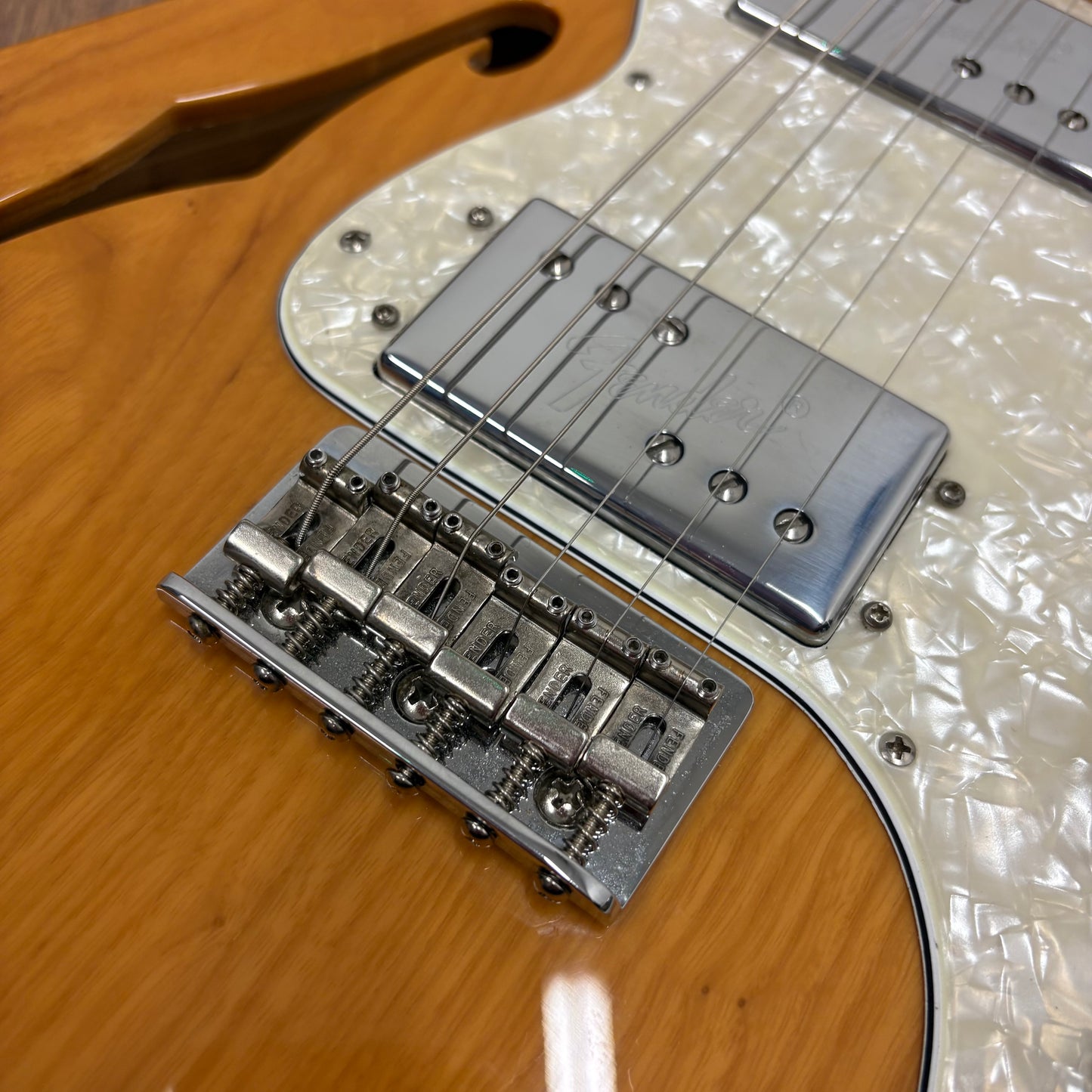 Pre-Owned Fender American Vintage II 1972 Telecaster Thinline - Aged Natural - 2023