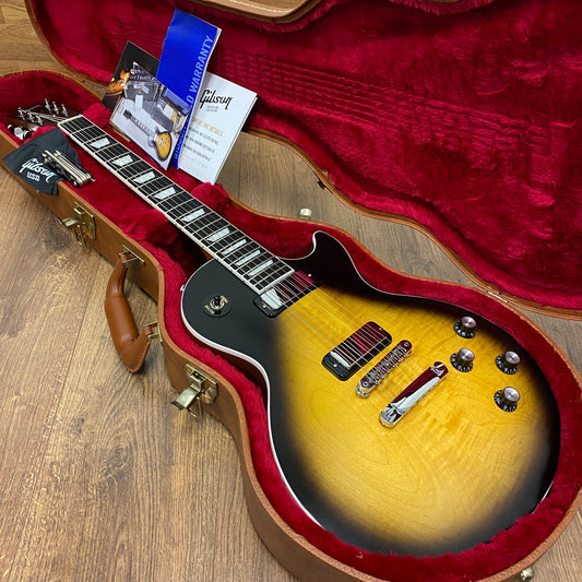 Pre-Owned Gibson Les Paul Deluxe Player Plus - Satin Vintage Sunburst - 2018