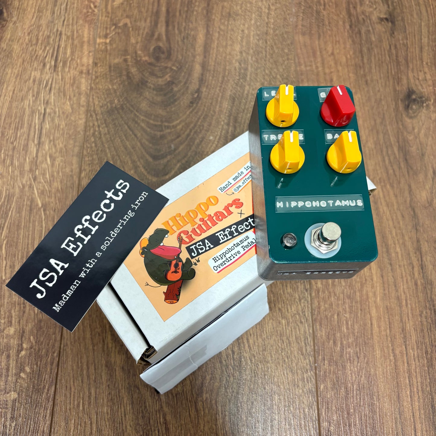 Pre-Owned JSA Effects X Hippo Guitars Limited Edition Hippohotamus Overdrive Pedal
