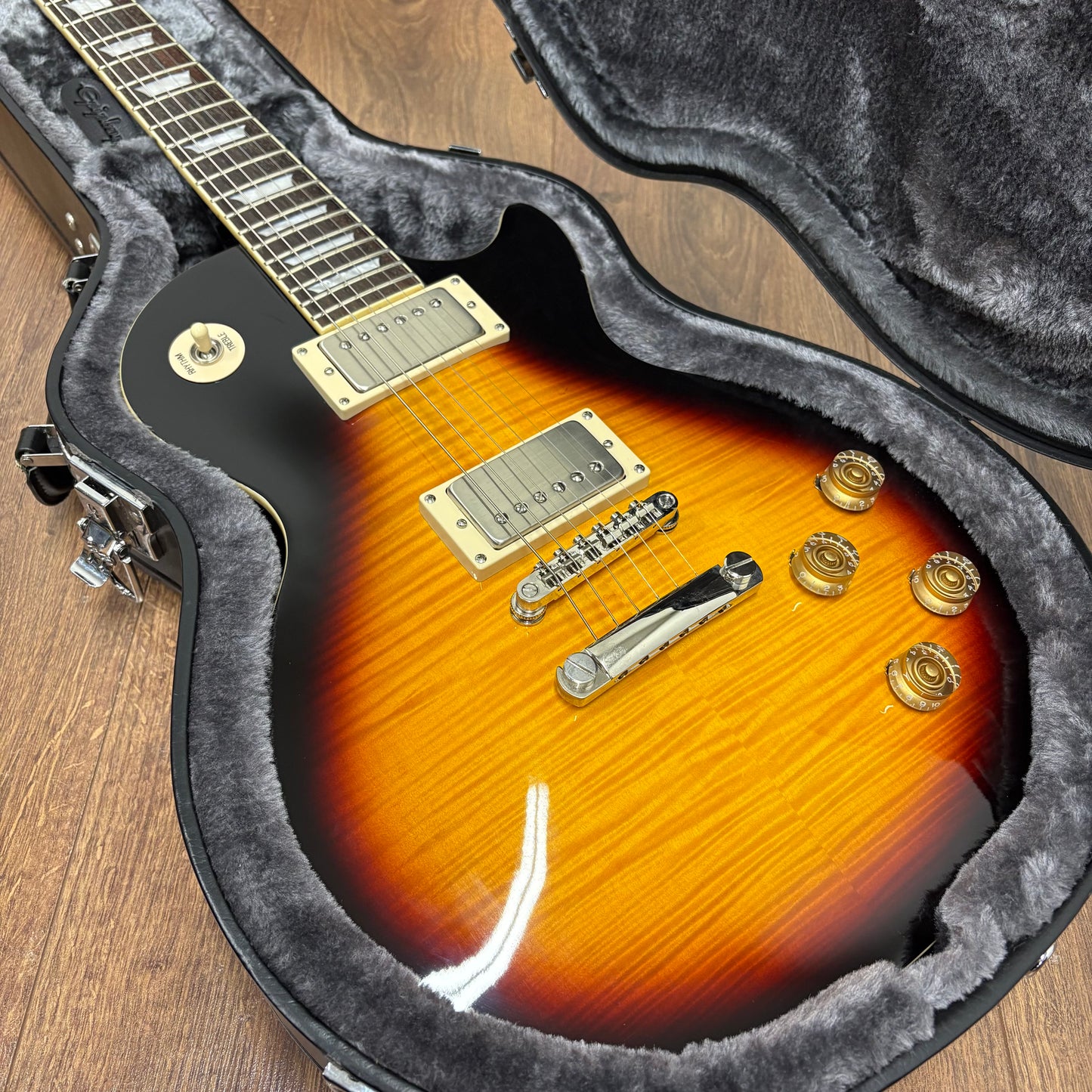 Pre-Owned Epiphone Les Paul 1960 Tribute Plus *Upgraded* - Tobacco Sunburst