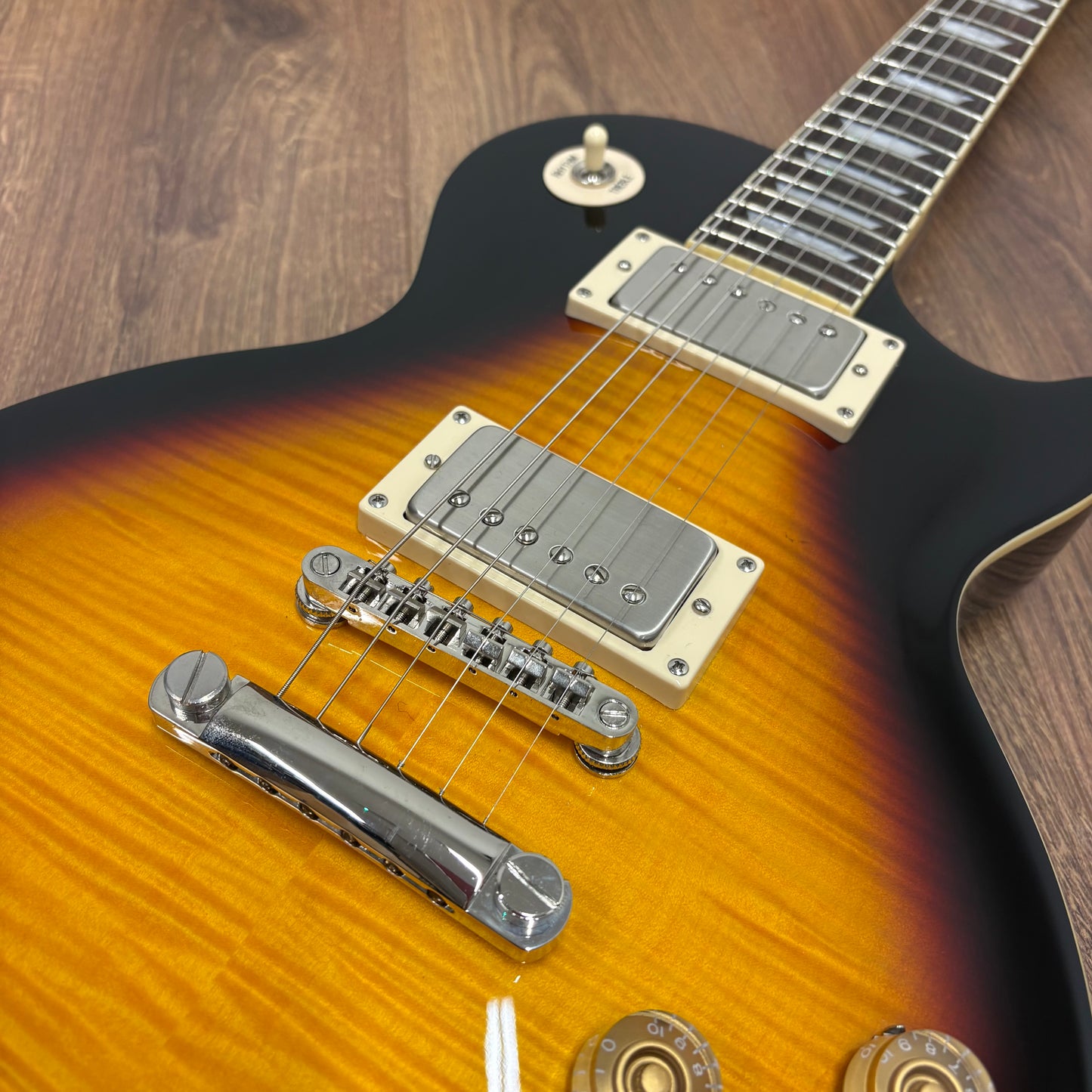 Pre-Owned Epiphone Les Paul 1960 Tribute Plus *Upgraded* - Tobacco Sunburst
