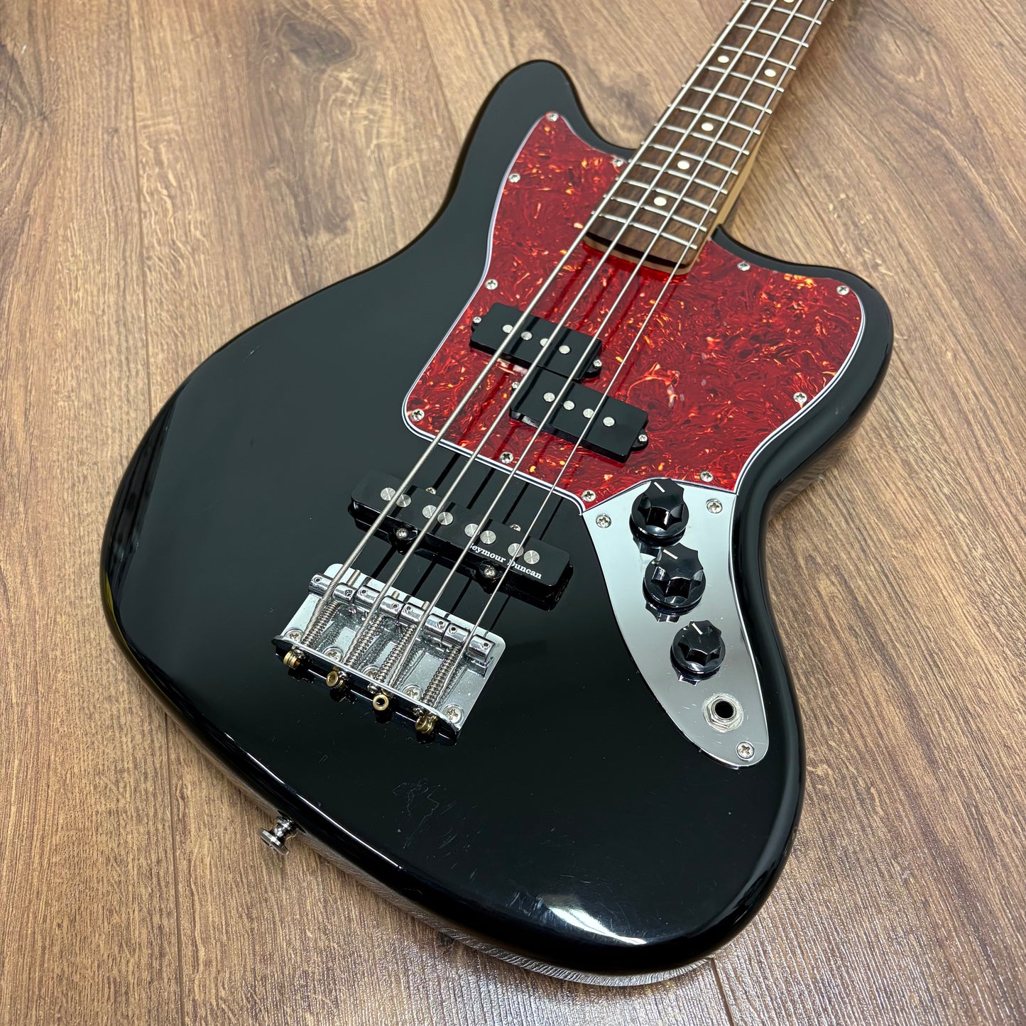 Pre-Owned Squier Vintage Modified Jaguar Short Scale Bass - Black