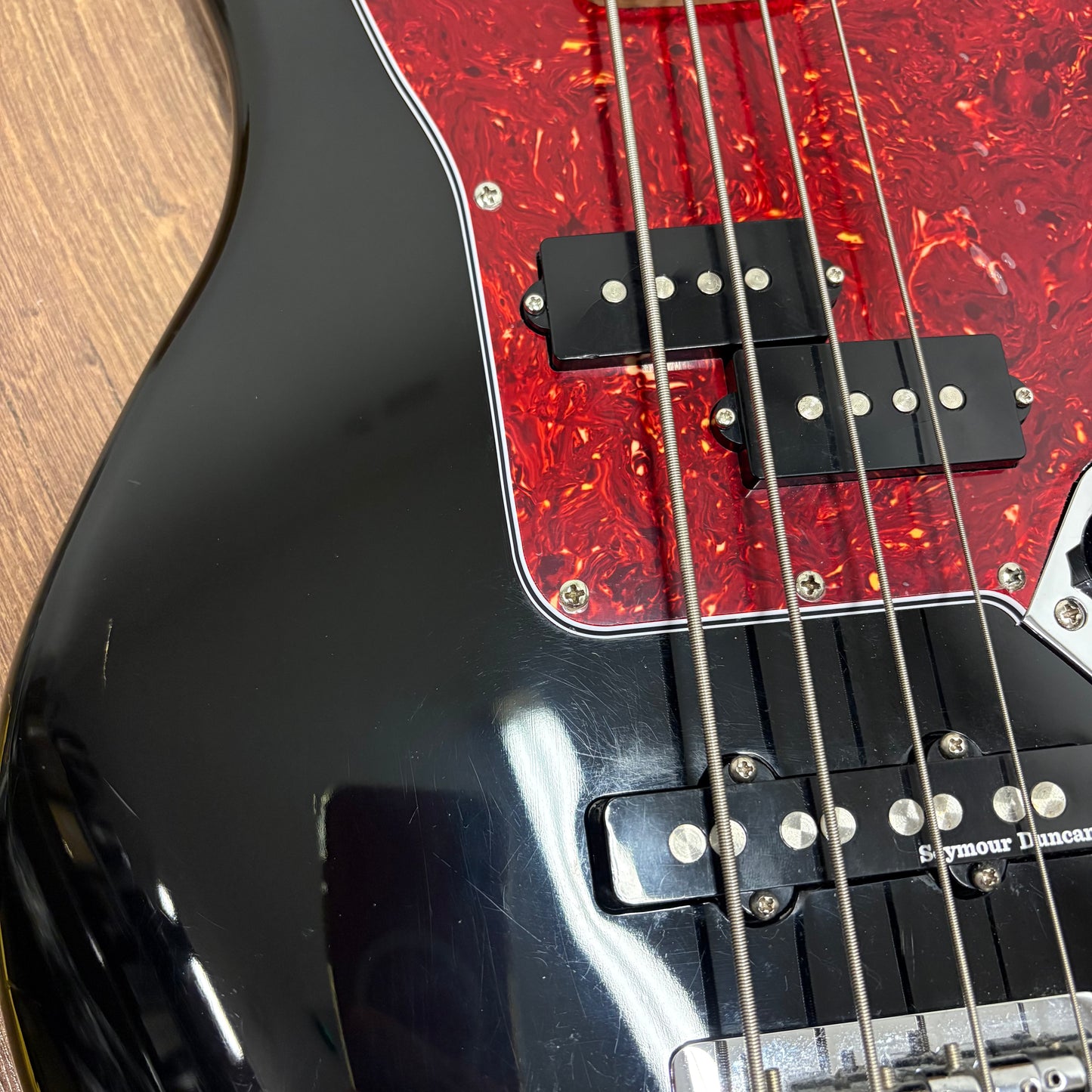 Pre-Owned Squier Vintage Modified Jaguar Short Scale Bass - Black