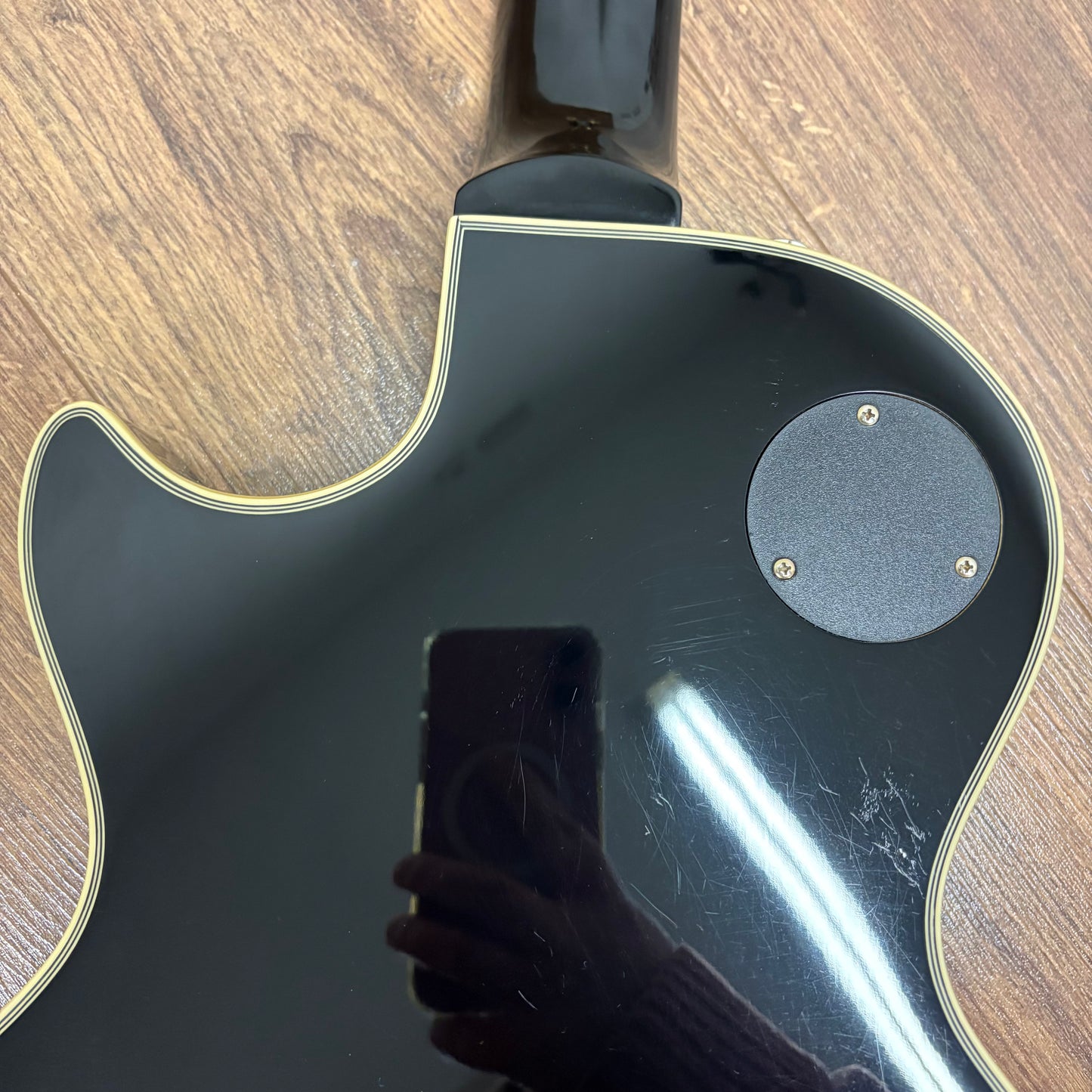 Pre-Owned Epiphone MIK Les Paul Black Beauty - Ebony - 2002