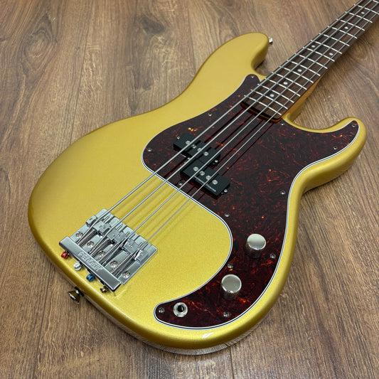 Pre-Owned Squier FSR Classic Vibe 60s Precision Bass *Upgraded* - Aztec Gold